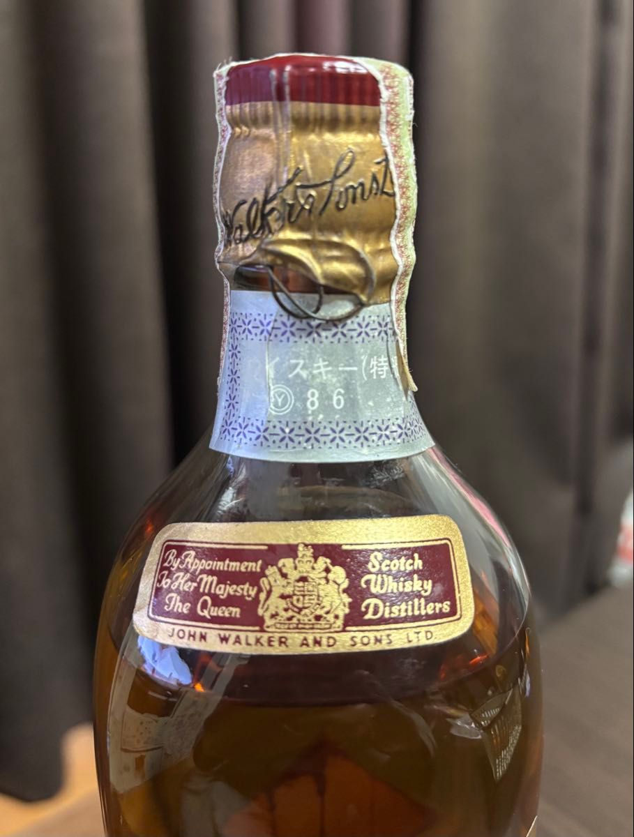 ジョニーウォーカー レッドラベル 特級 ティンキャップ 760ml レア古酒