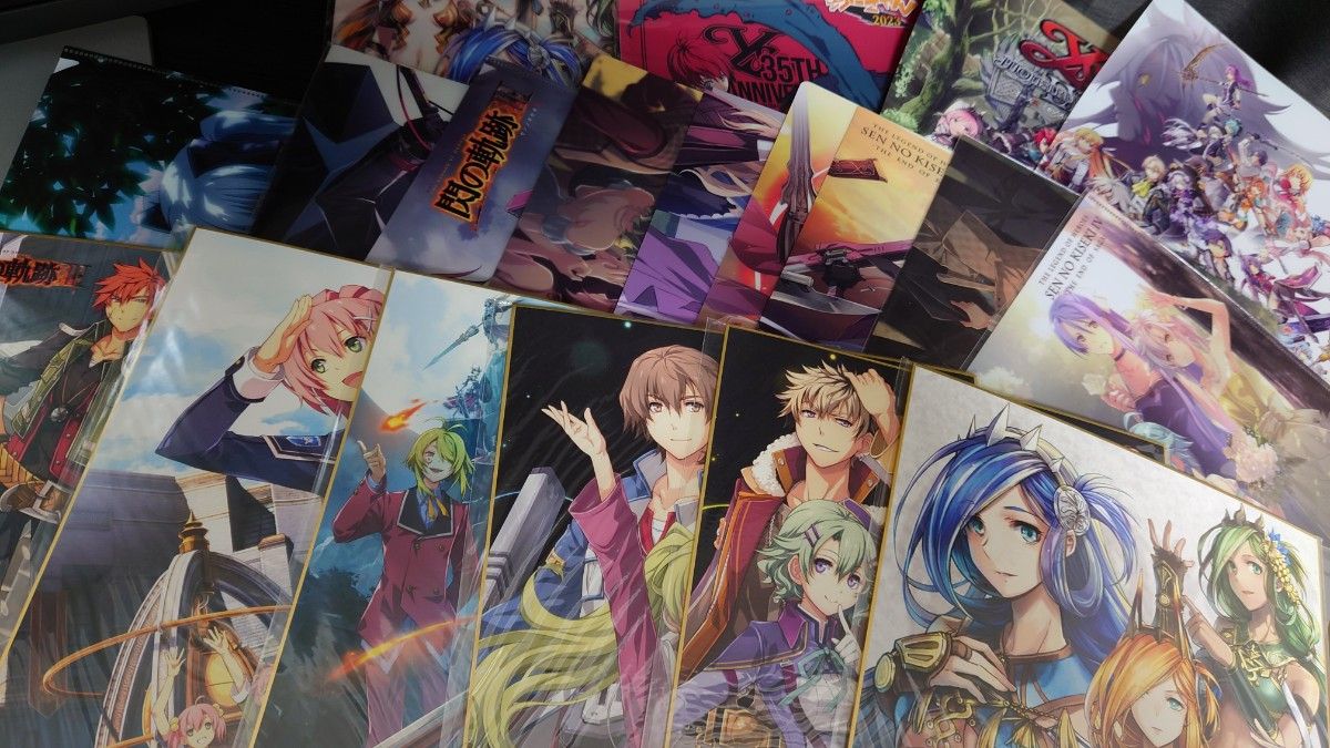 閃の軌跡 創の軌跡 イース8 色紙 クリアファイル 抽選会 立川あにきゃ