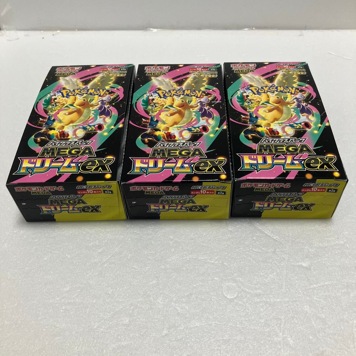 ポケモンカードメガドリームex 3BOXシュリンクなし ペリペリあり