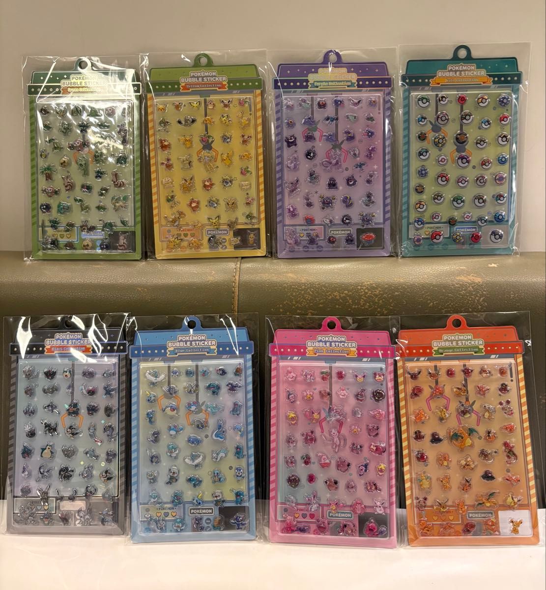 ポケモン メタモン ポップアップ バブルステッカー 8種コンプリート