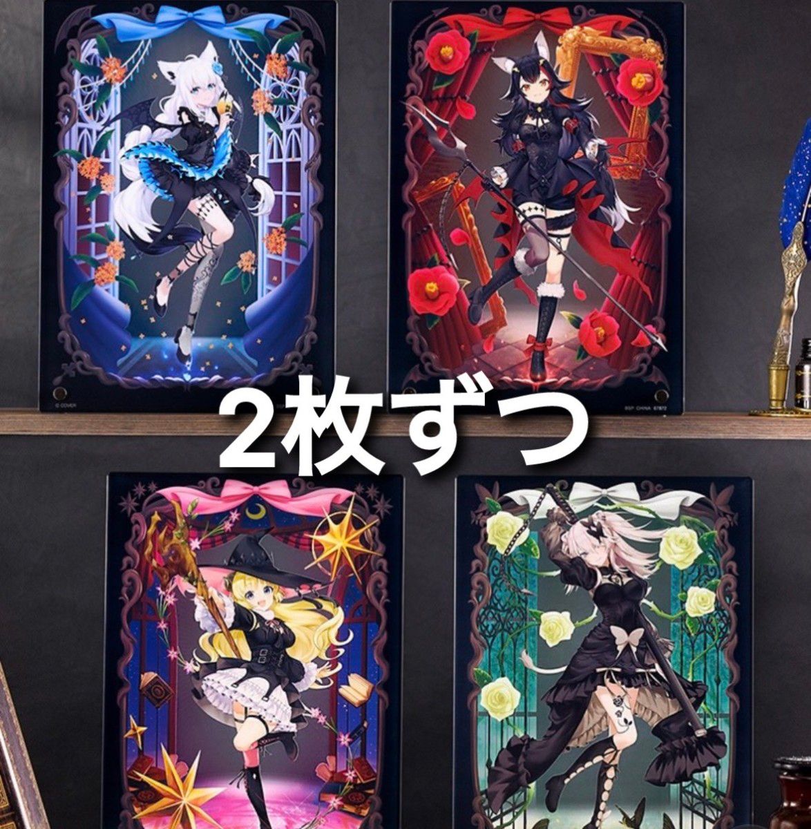 一番くじ ホロライブ ～villain style～ フィギュア 4種セット 缶