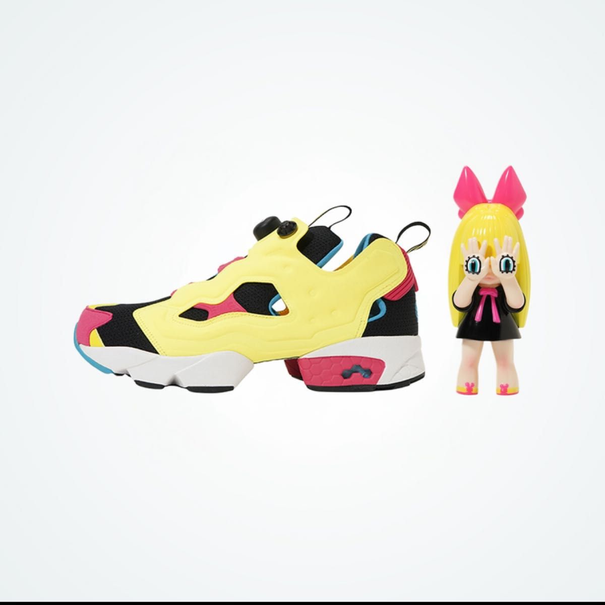 Reebok GRAPE BRAIN にぎるちゃん ソフビ フィギュア Yellow ver