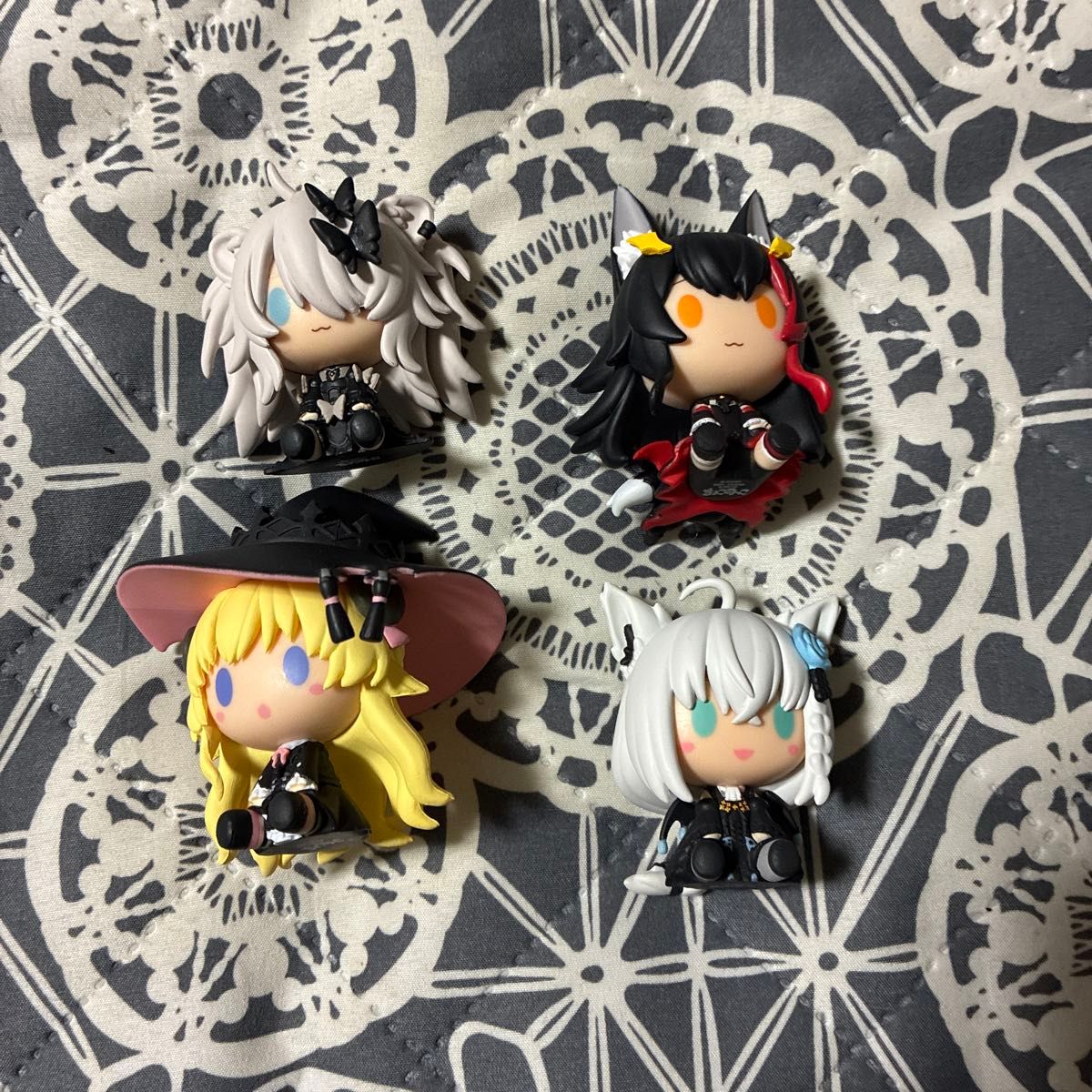 ホロライブ 一番くじ 白上フブキ 大神ミオ 角巻わため フィギュア