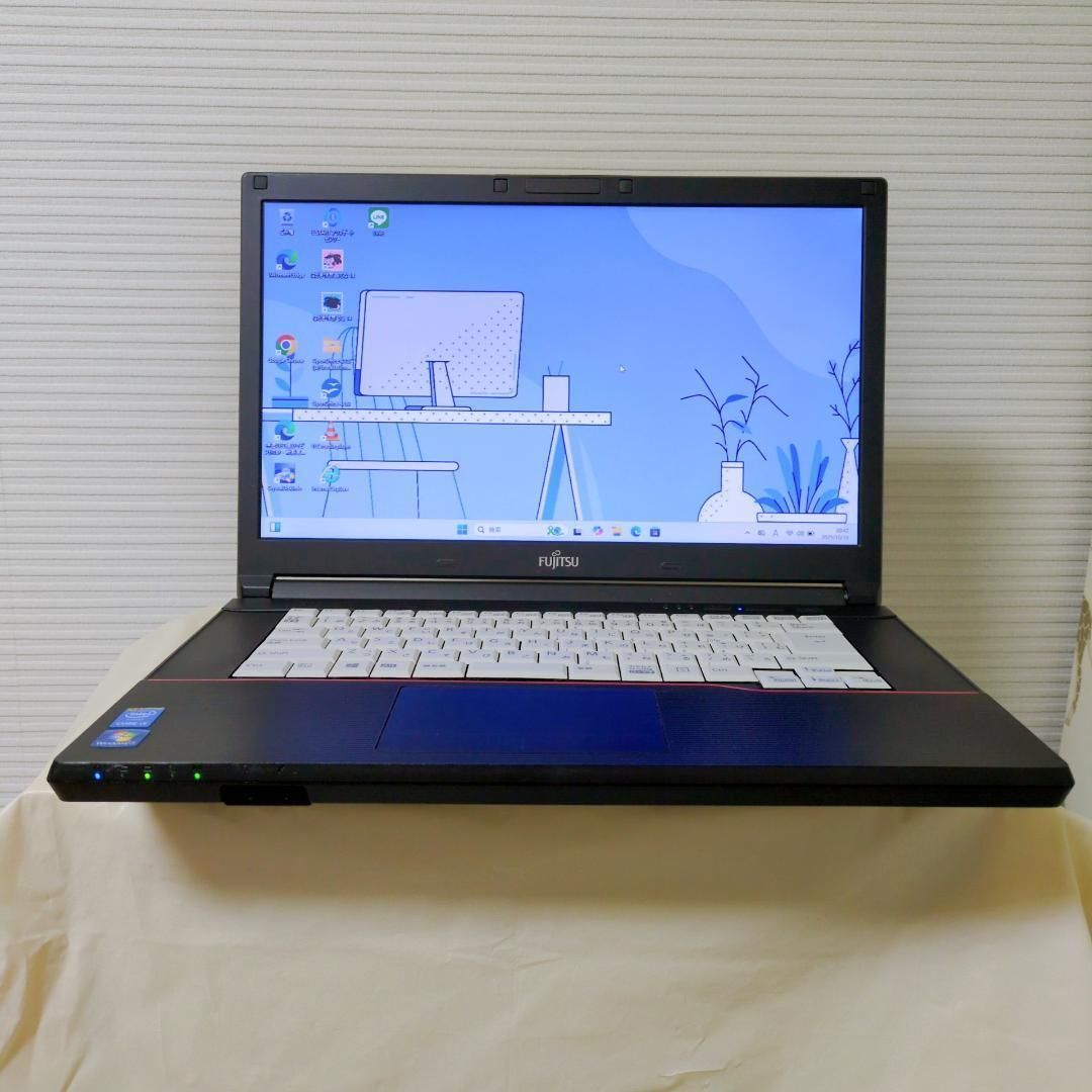 SSD大容量 富士通 ノートパソコン Windows11 SSD480GB メモリ4GB i5