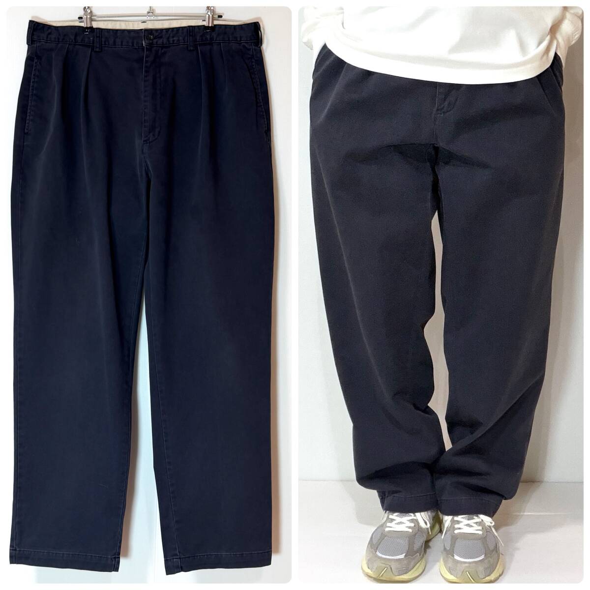 90s Polo Ralph Lauren ポロラルフローレン ツータック チノパン