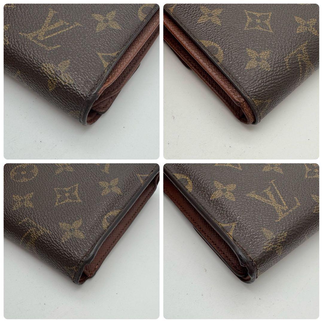 美品】ルイヴィトン モノグラム エテュイパピエ 三つ折り財布 財布