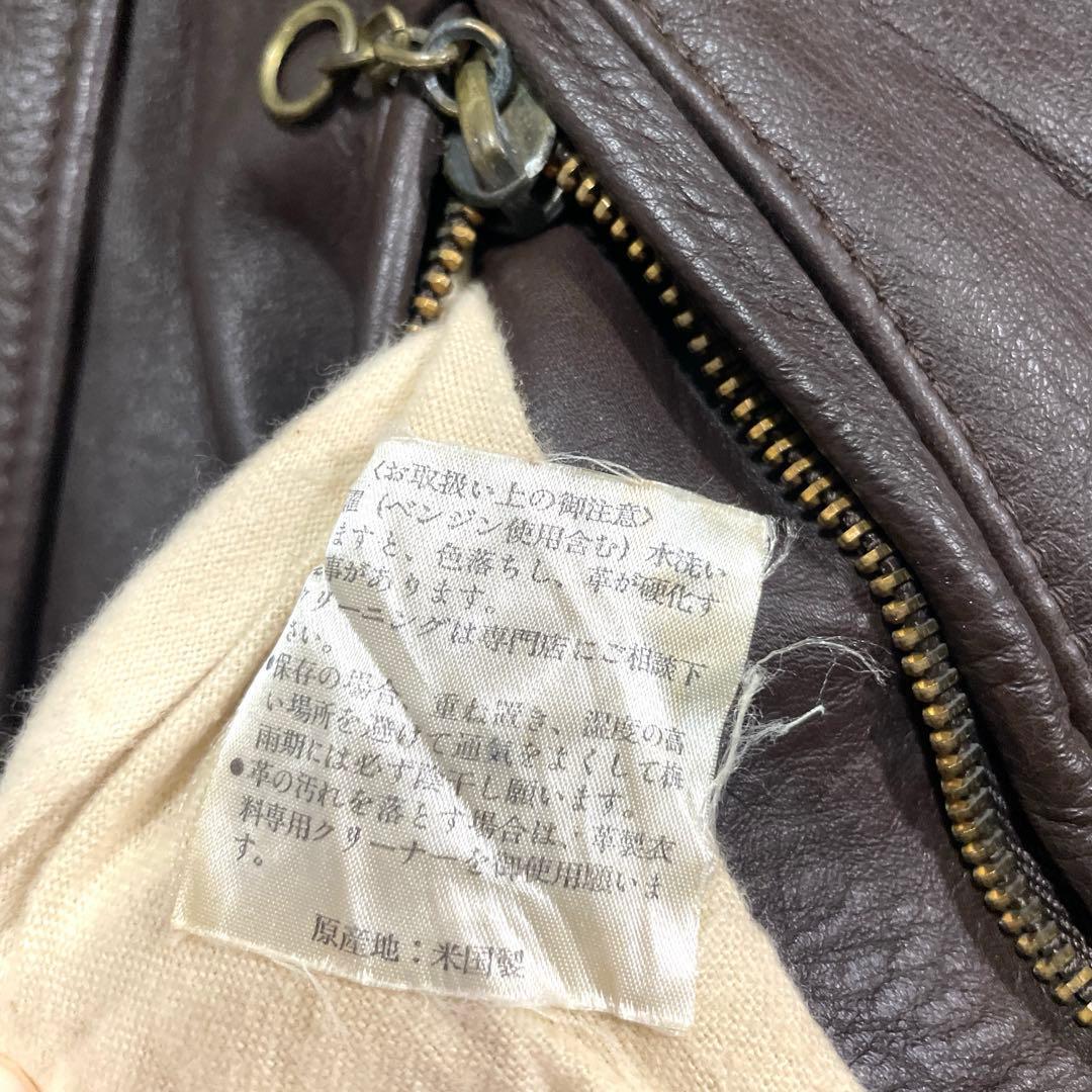 美品 希少カラー Schott ショット 680 シングルライダースジャケット