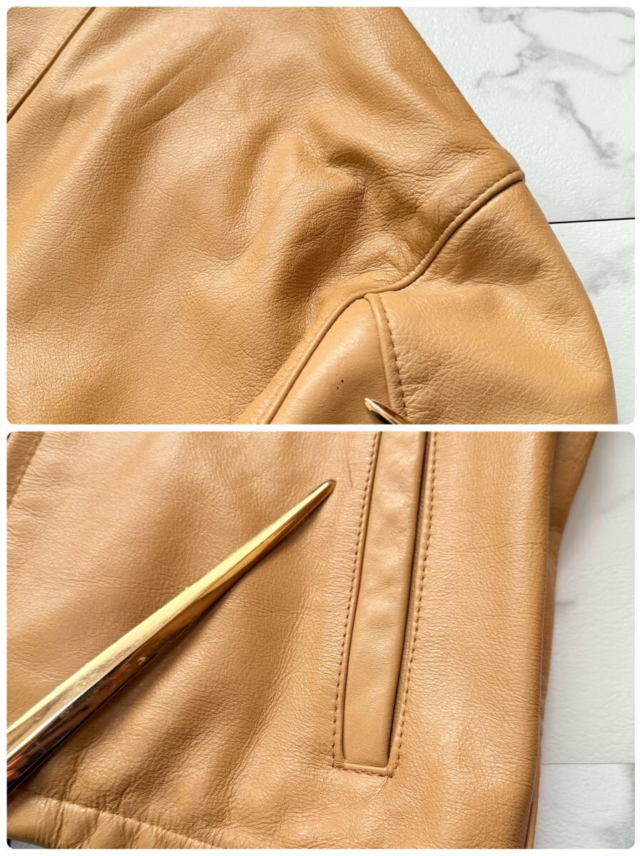 雰囲気抜群 Schott ショット AT877 シングルライダースジャケット 38