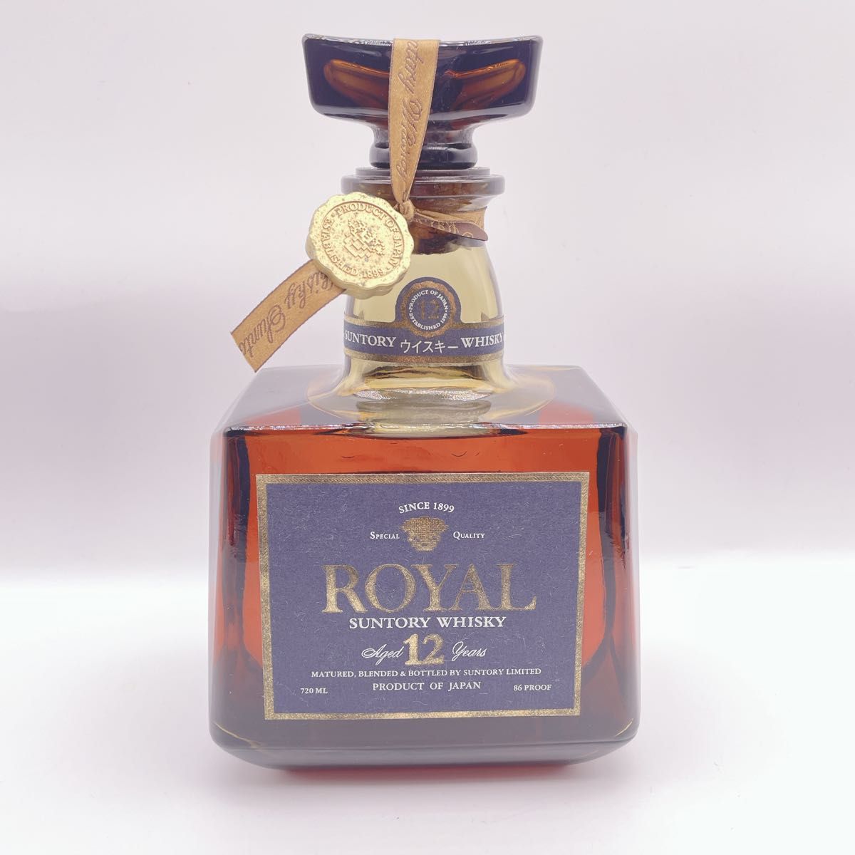 未開栓 古酒 サントリー ローヤル プレミアム 12年 ブルーラベル 43度