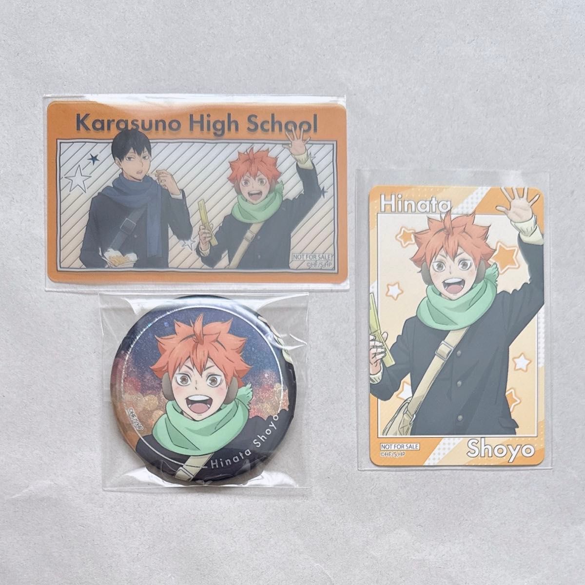 ハイキュー よこはまコスモワールド ホログラム缶バッジ 参加賞 購入
