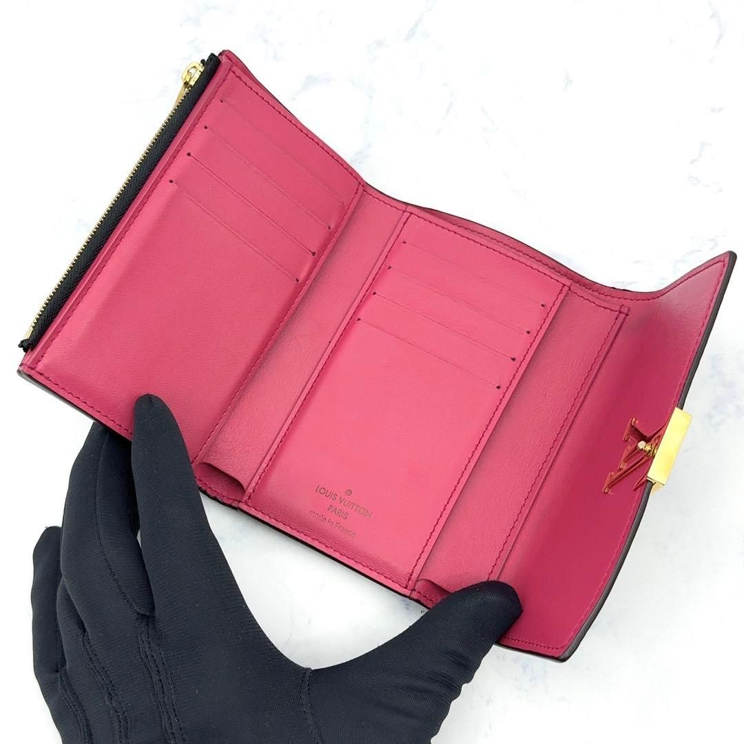 最高級美品】ルイヴィトン カプシーヌ コンパクト 三つ折り財布