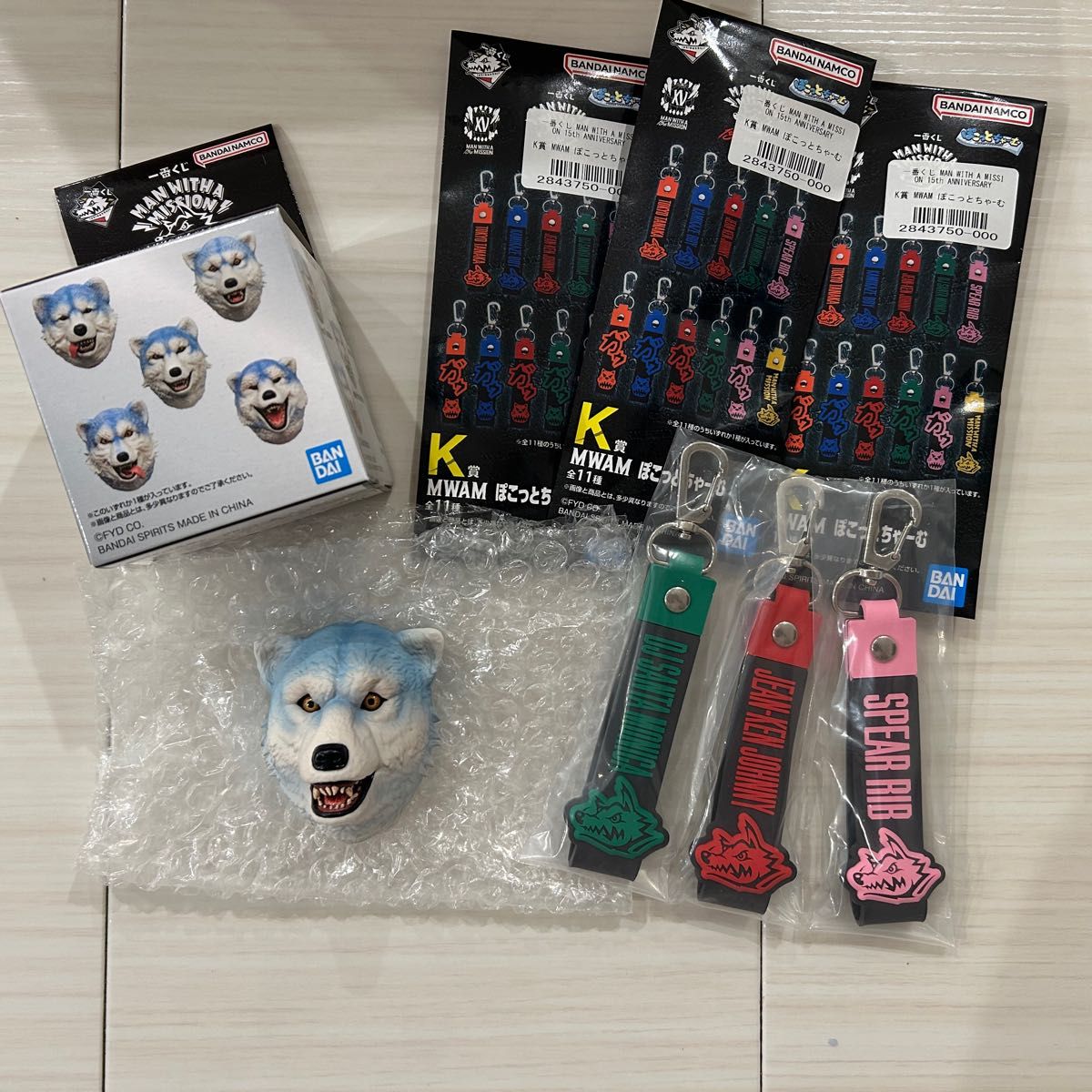 MAN WITH A MISSION 1番くじ H賞フェイスマグネット K賞 ぽこっとちゃ