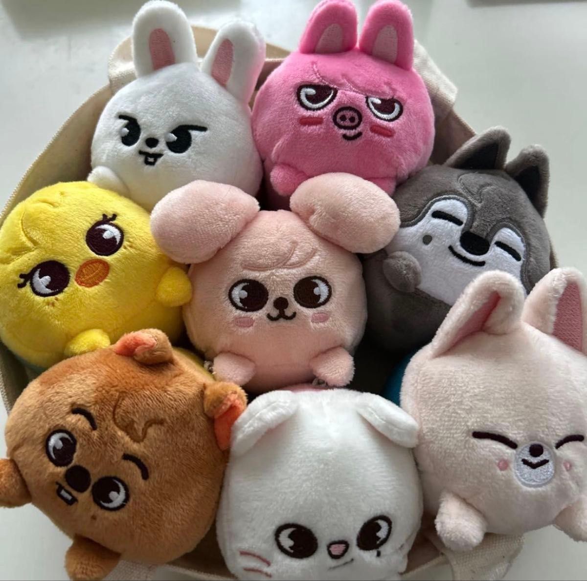 skzoバッグチャームツムツム ジニレット ポガリ リービットstraykids