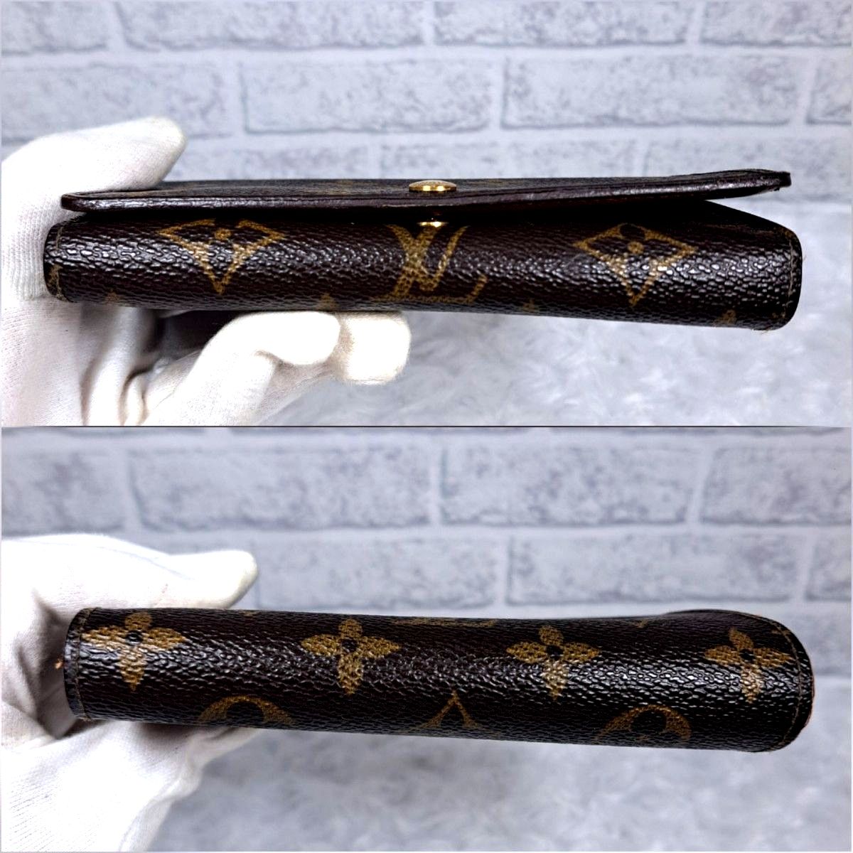 ルイヴィトン モノグラム ポルトフォイユ トレゾール L字ファスナー