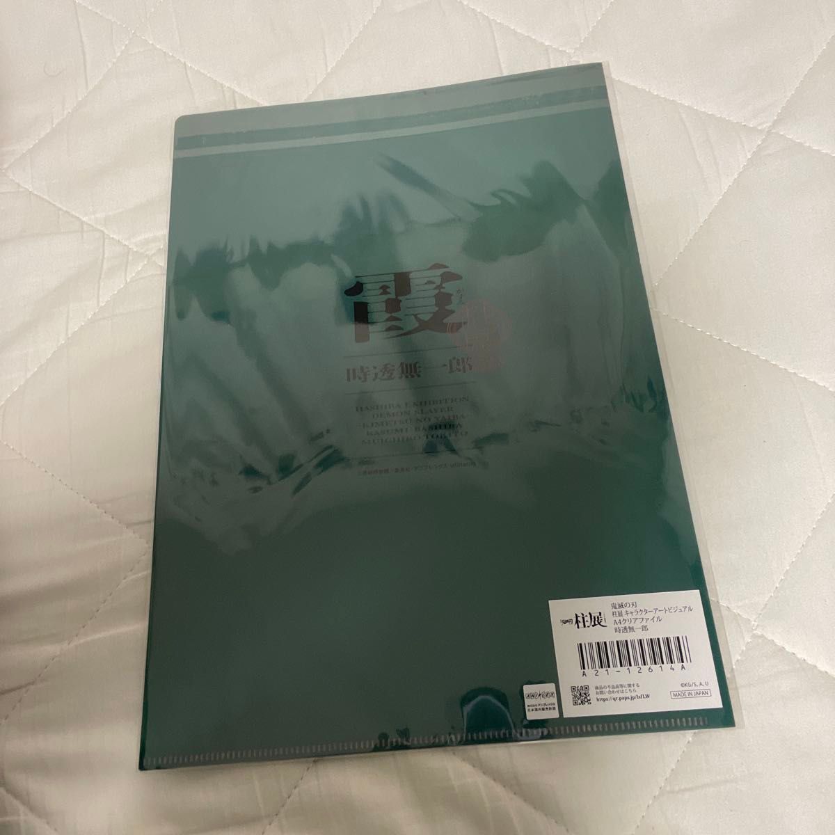 鬼滅の刃 柱展 キャラクターアートビジュアル A4クリアファイル 時透無