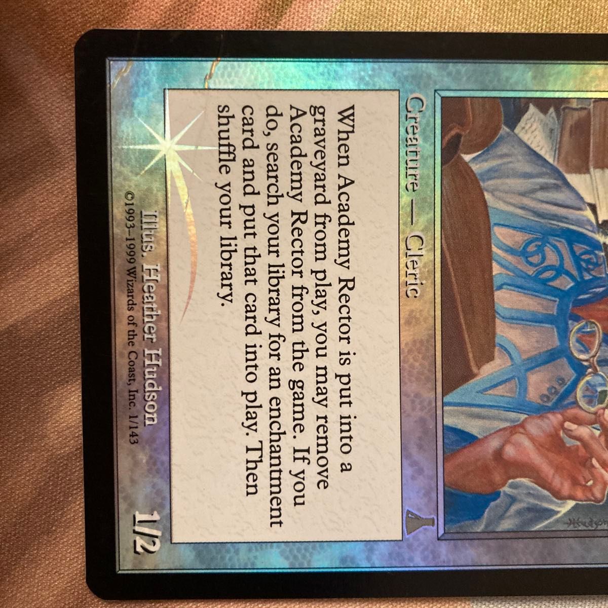 UDS アカデミーの学長 英語 FOIL 旧枠 初版 再録禁止 MTG マジックザ