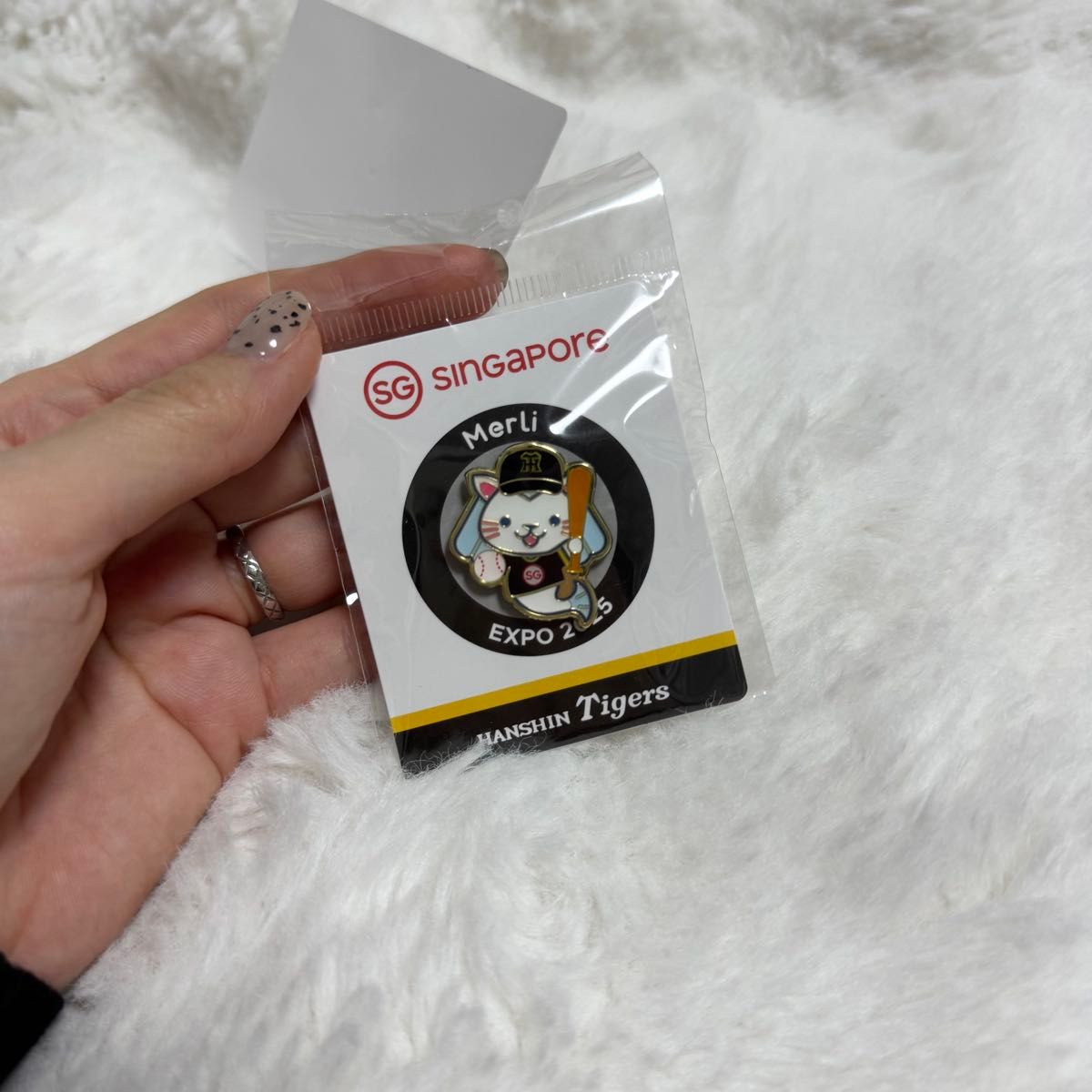 大阪・関西万博 阪神タイガース ピンバッジ マーリー シンガポール