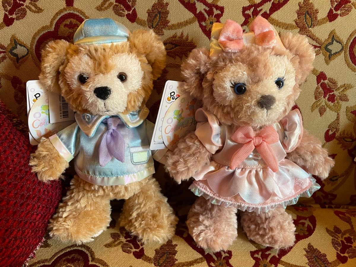 ダッフィー＆シェリーメイ】カラフルハピネス・ポージープラッシー