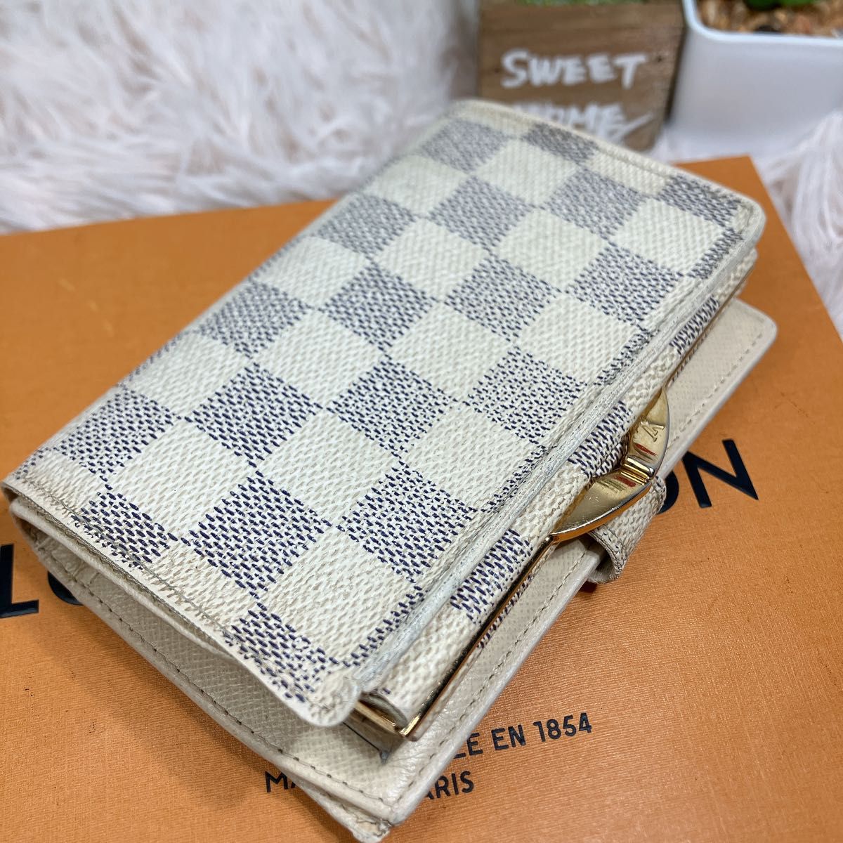 鑑定 ルイヴィトン ダミエ アズール ポルトフォイユ ヴィエノワ 新型