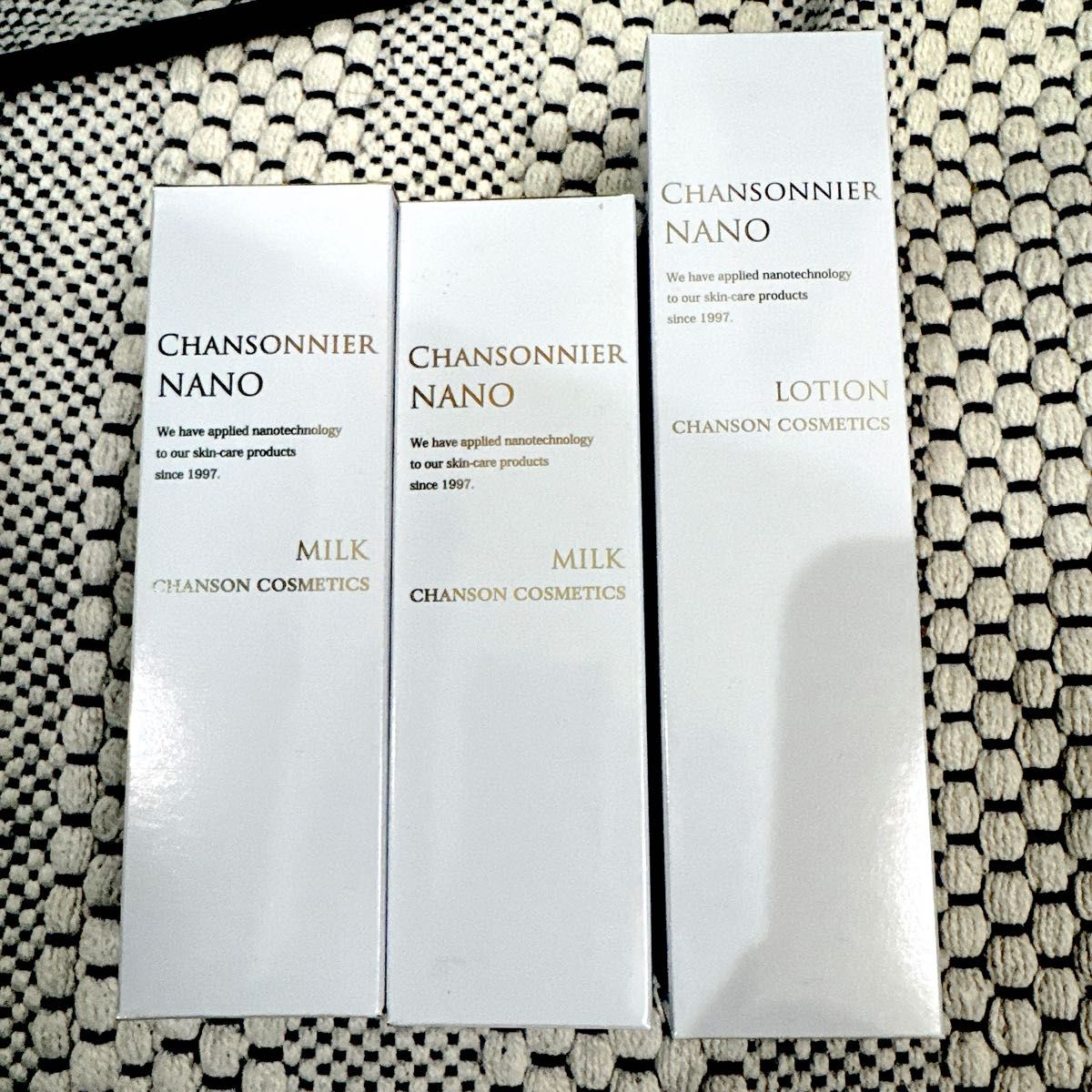 シャンソニエ NANO ローション1本+ミルク 2本セット CHANSON COSMETICS