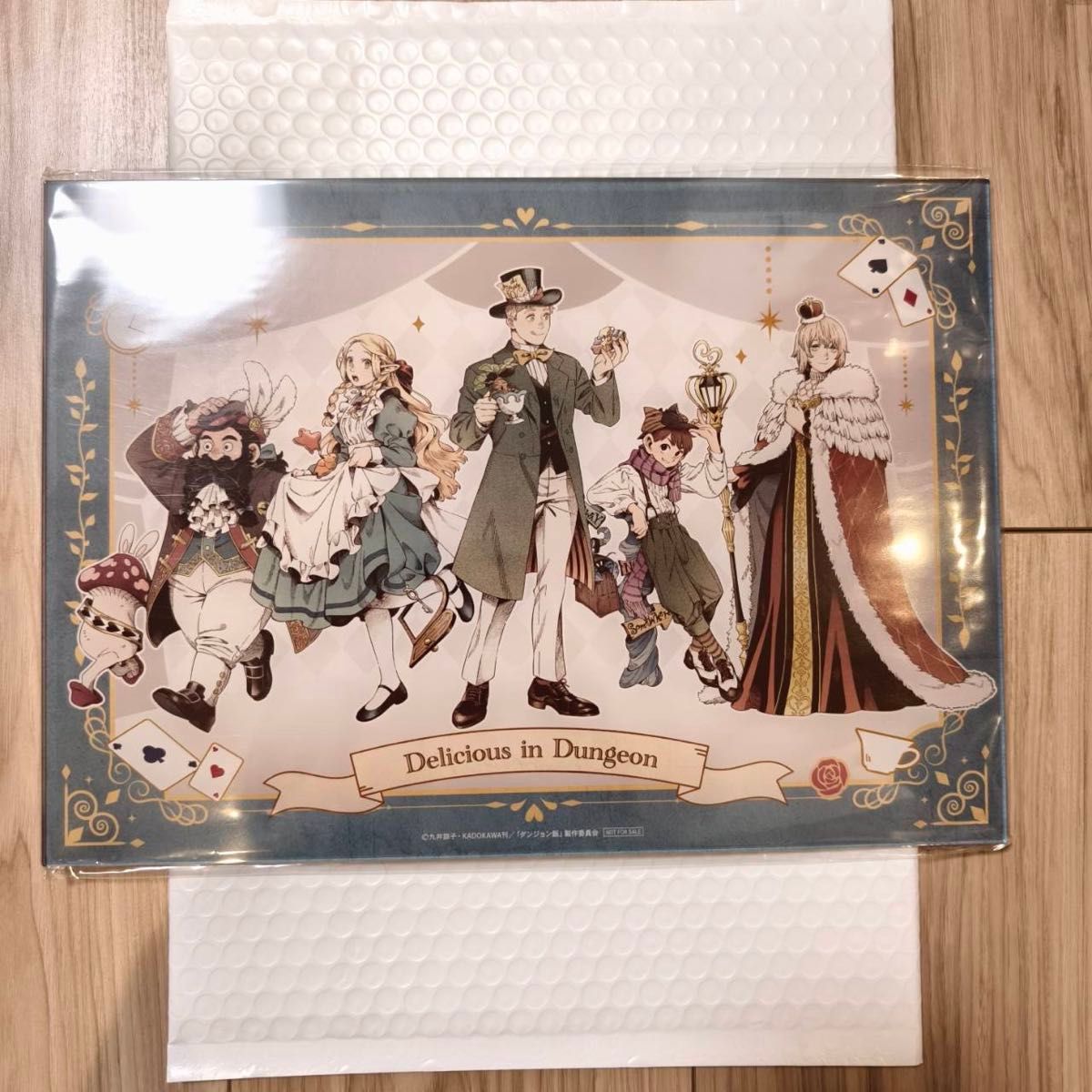 ダンジョン飯 ラッキー缶バッジ ラッキーエンド賞 アクリルパネル