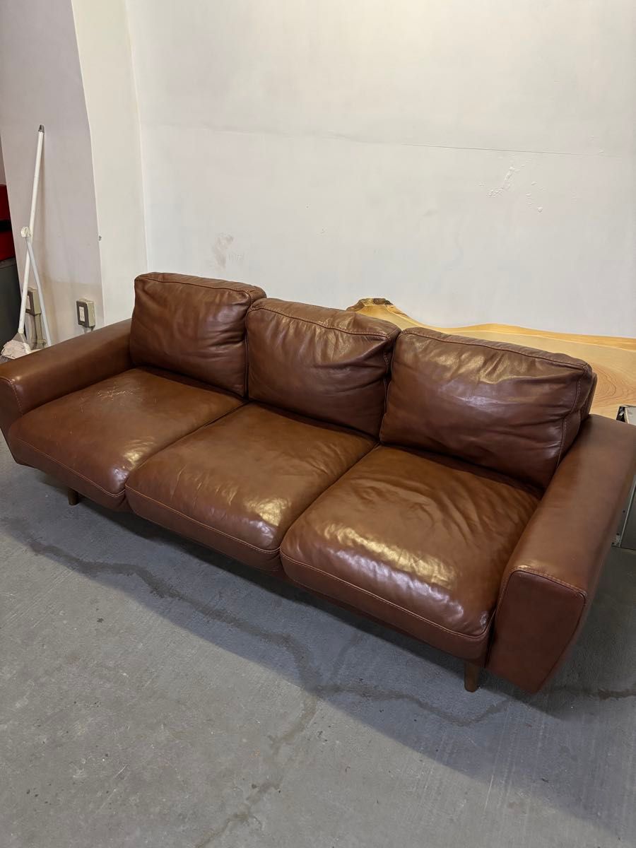 unico ウニコ MOLN モルン 3シーター 3人掛け レザーソファー 本革 20