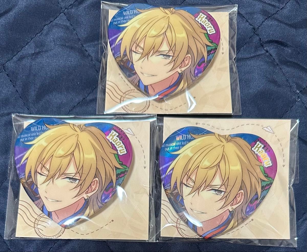 あんスタ 中国 ハート缶バッジ trip 薫 羽風薫 旅路｜Yahoo!フリマ（旧