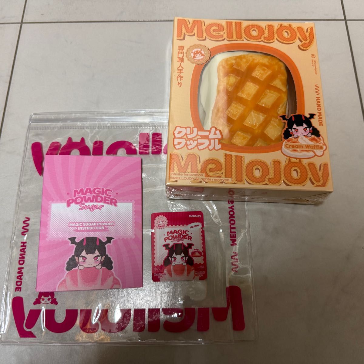 Mellojoy メロジョイ クリームワッフル スクエア スクイーズ mellojoy