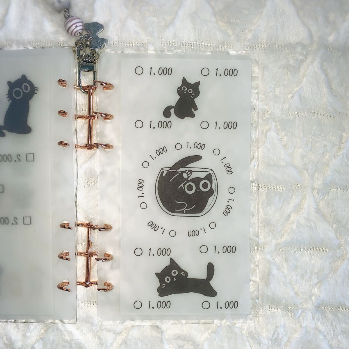 savingchallengeリフィル 黒猫 A6 バインダー貯金｜Yahoo!フリマ（旧