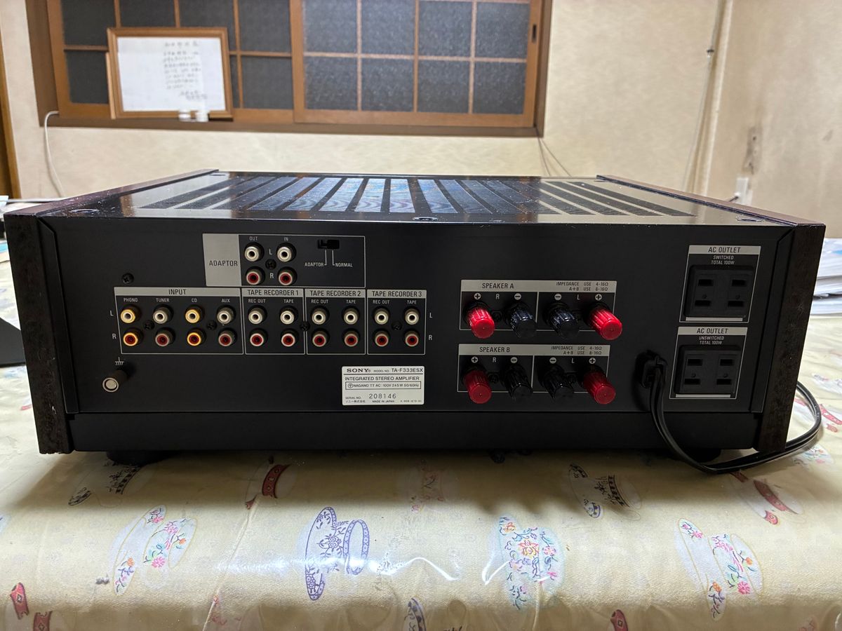 SONY プリメインアンプ TA-F333ESX 動作品｜Yahoo!フリマ（旧PayPay