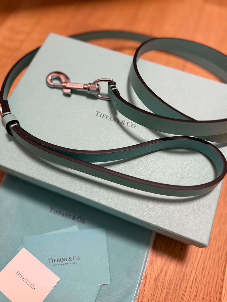 未使用 ティファニーTiffany レザー リード ペットリーシュ ドッグ 犬
