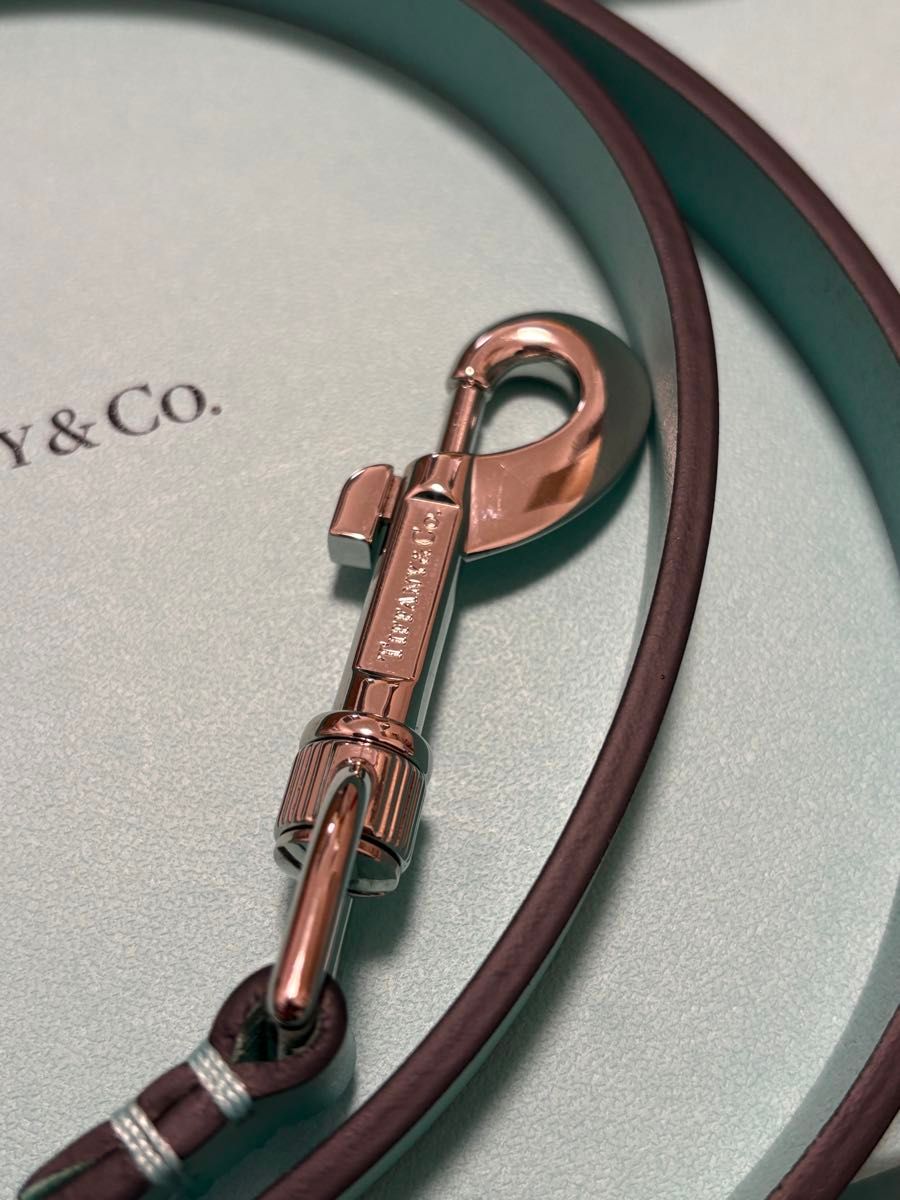 未使用 ティファニーTiffany レザー リード ペットリーシュ ドッグ 犬