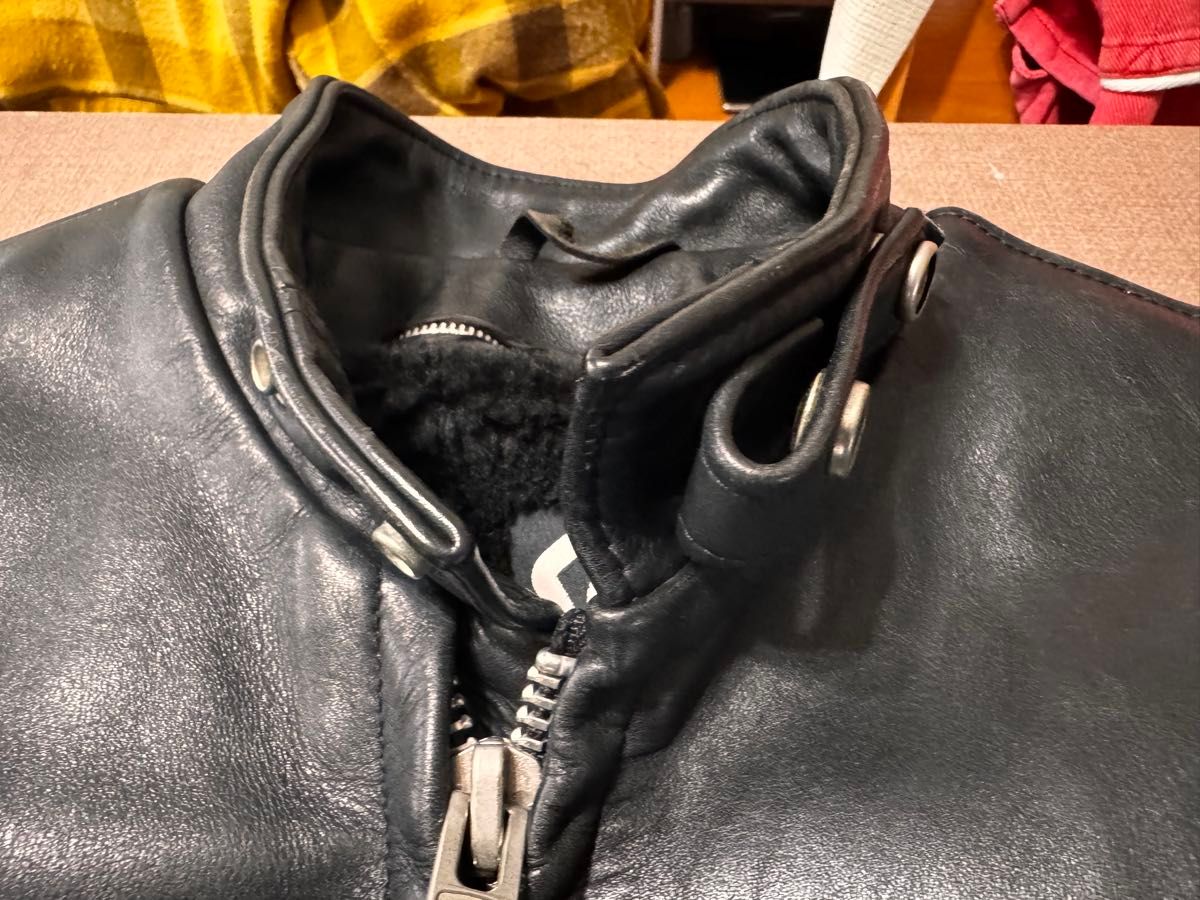 Schott 641 シングルライダースサイズ38ボアライナー付き｜Yahoo