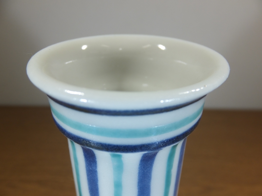 真作保証】 河合誓徳 自作 釉裏紅草文瓶 京焼 日本芸術