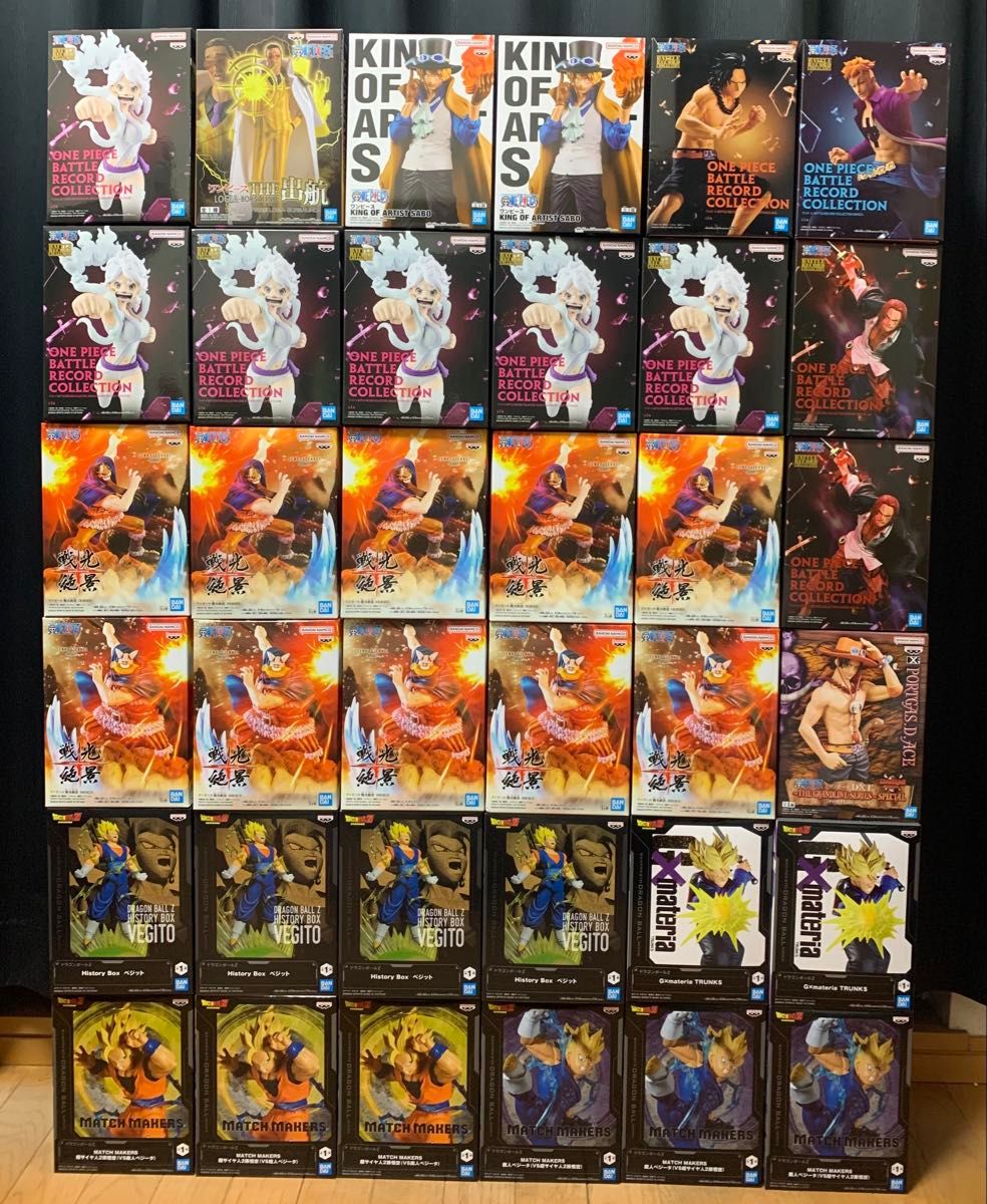 ドラゴンボール ワンピース フィギュア 36体まとめ売り｜Yahoo!フリマ