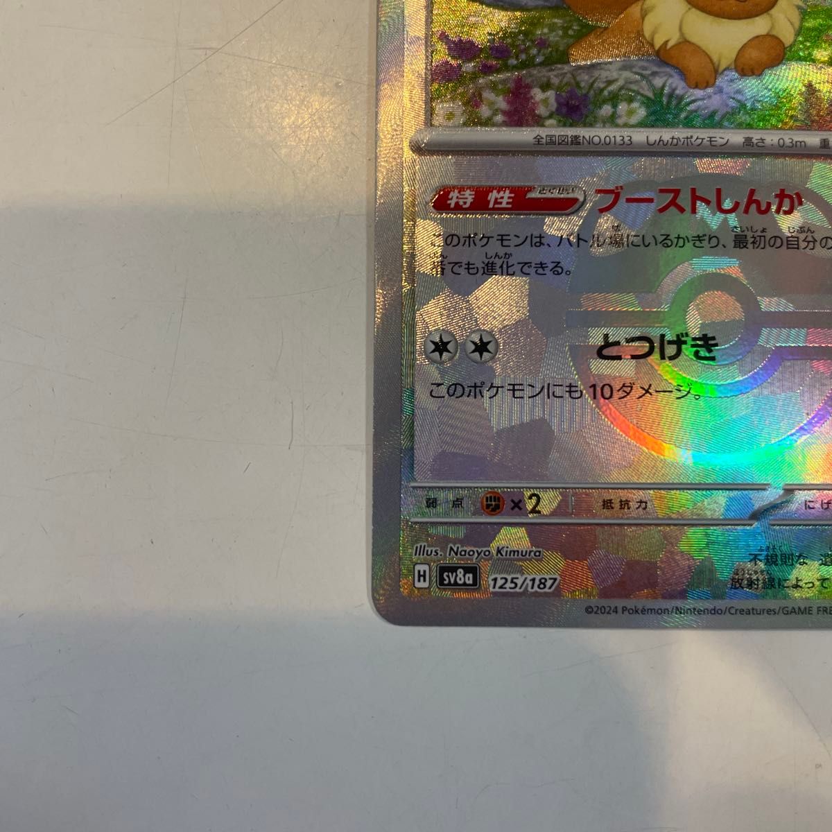 イーブイ sv8a 125/187 マスターボールミラー テラスタルフェスex