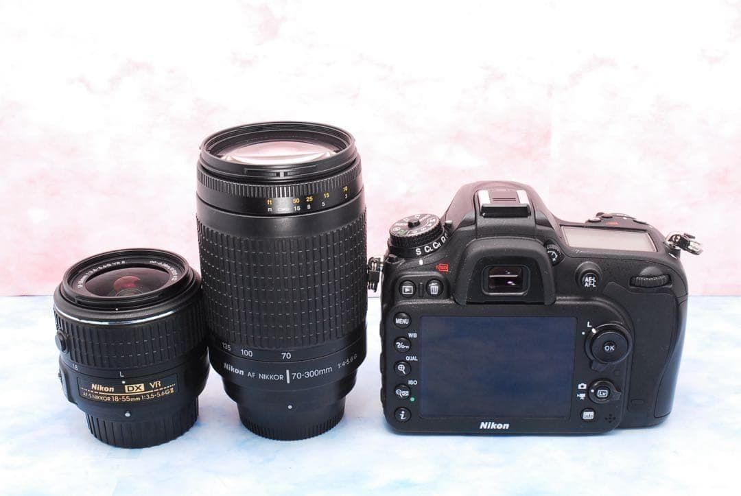 Nikon ニコン D7200 一眼レフカメラ バッテリーグリップ付 超望遠付W