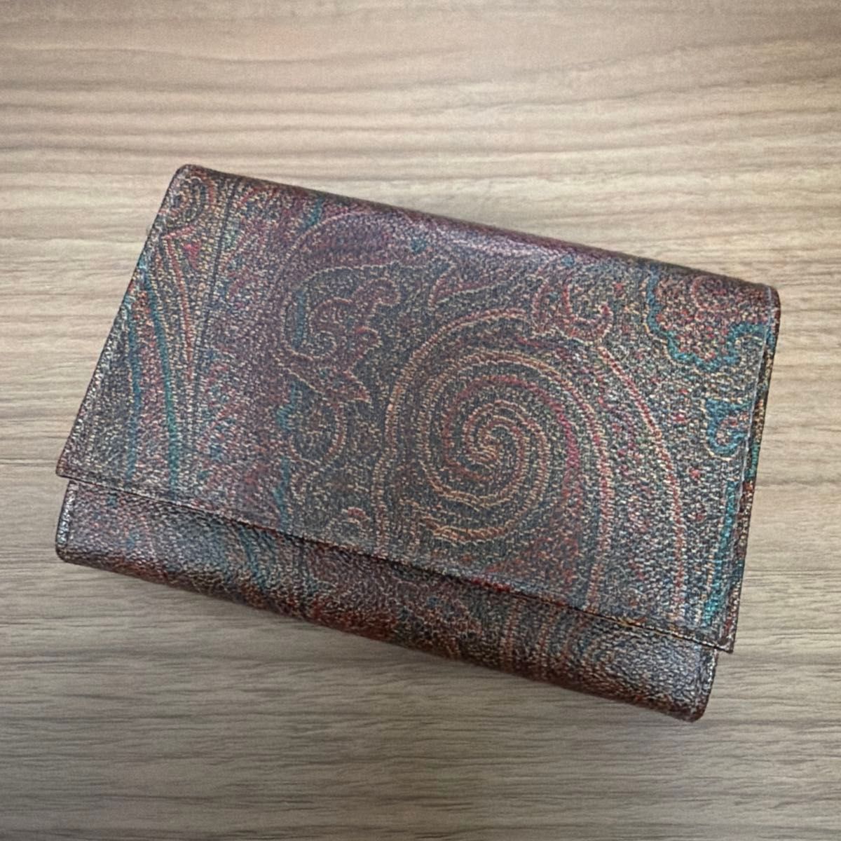 ETRO エトロ ペイズリー柄 二つ折り財布 ウォレット｜Yahoo!フリマ（旧