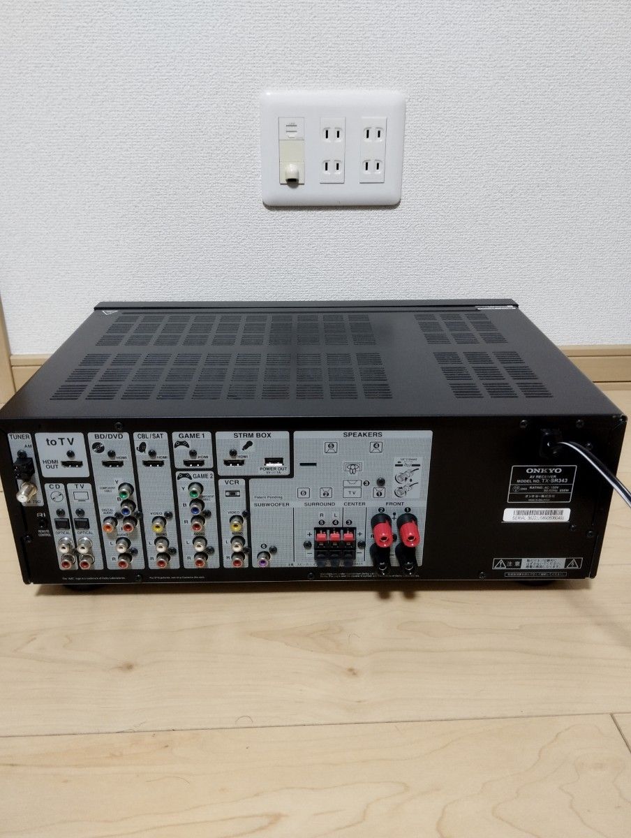 ONKYO AVアンプ TX-SR343 Dolby 5 ch Bluetooth ok｜Yahoo!フリマ（旧
