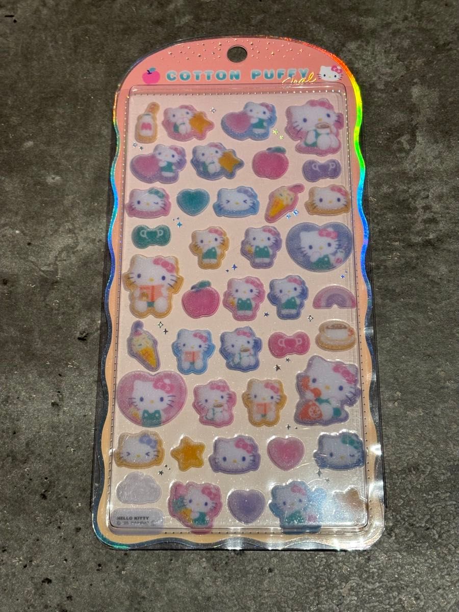 コットンパフィ シール ハローキティ 正規品｜Yahoo!フリマ（旧PayPay