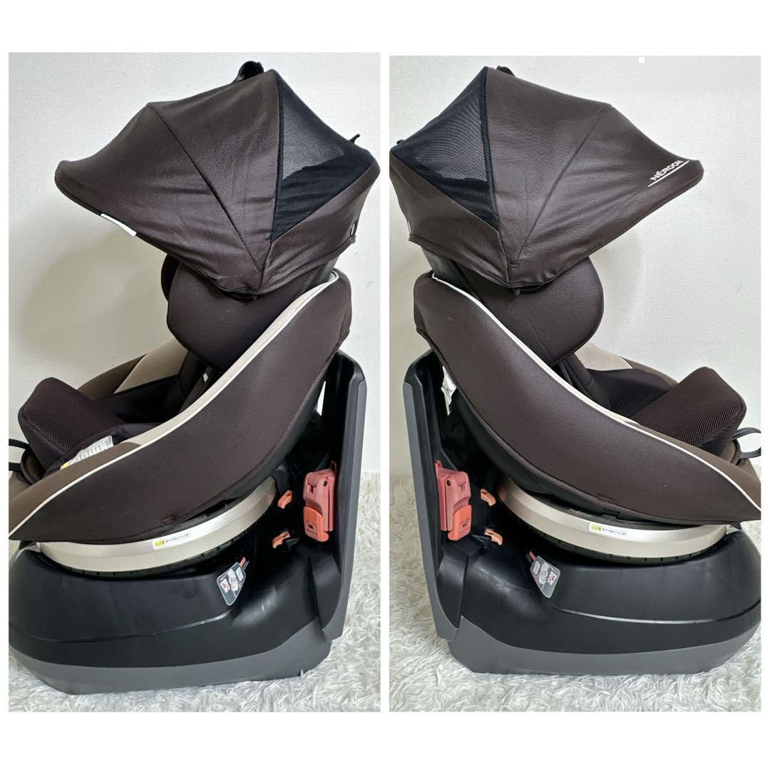 美品 コンビ ネルーム EG チャイルドシート シートベルト固定 新生児