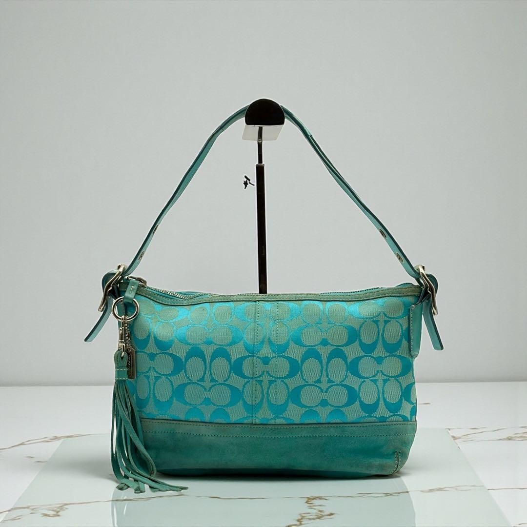 希少Vintage Coach Shoulder Bag Blue Y2K｜Yahoo!フリマ（旧PayPay