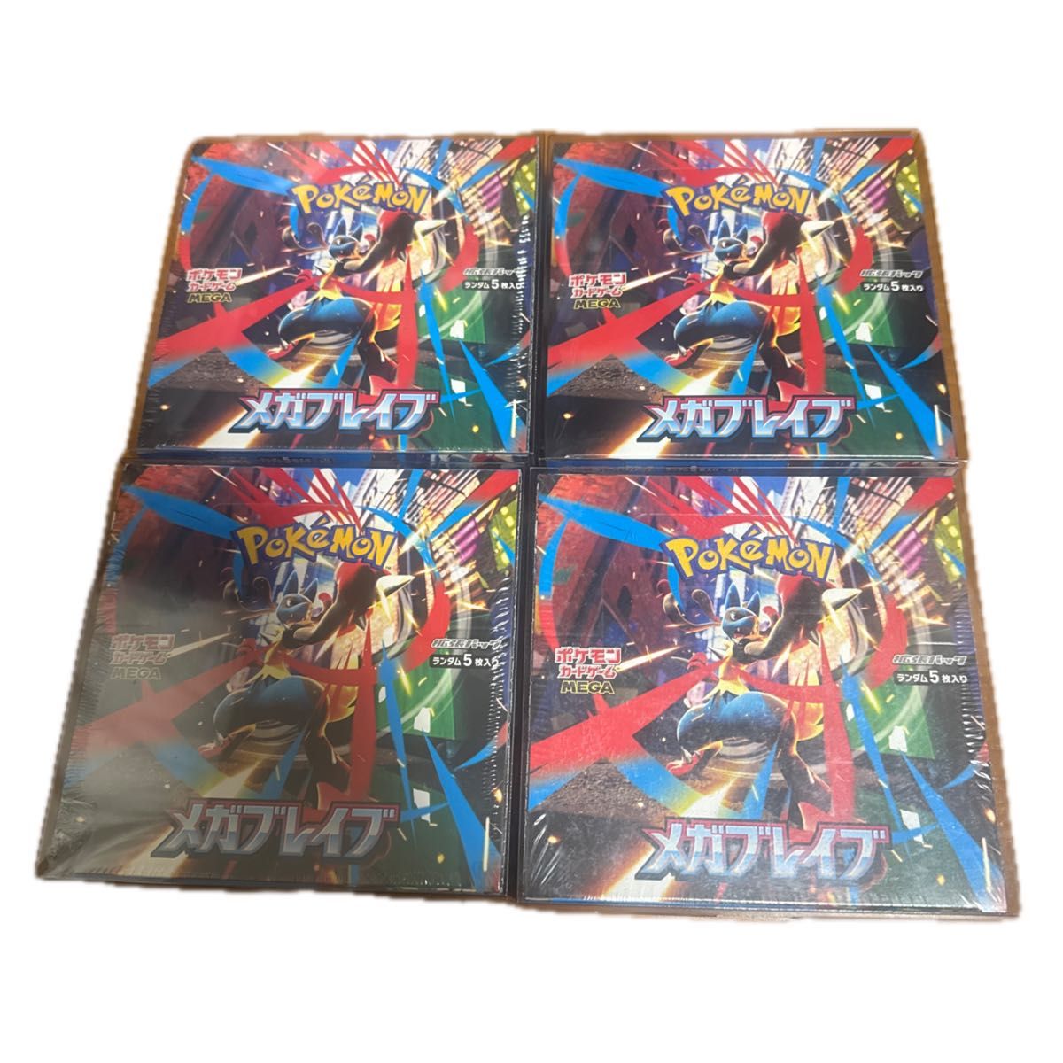 ポケモンカードゲーム メガブレイブ 4BOX シュリンク付き 未開封