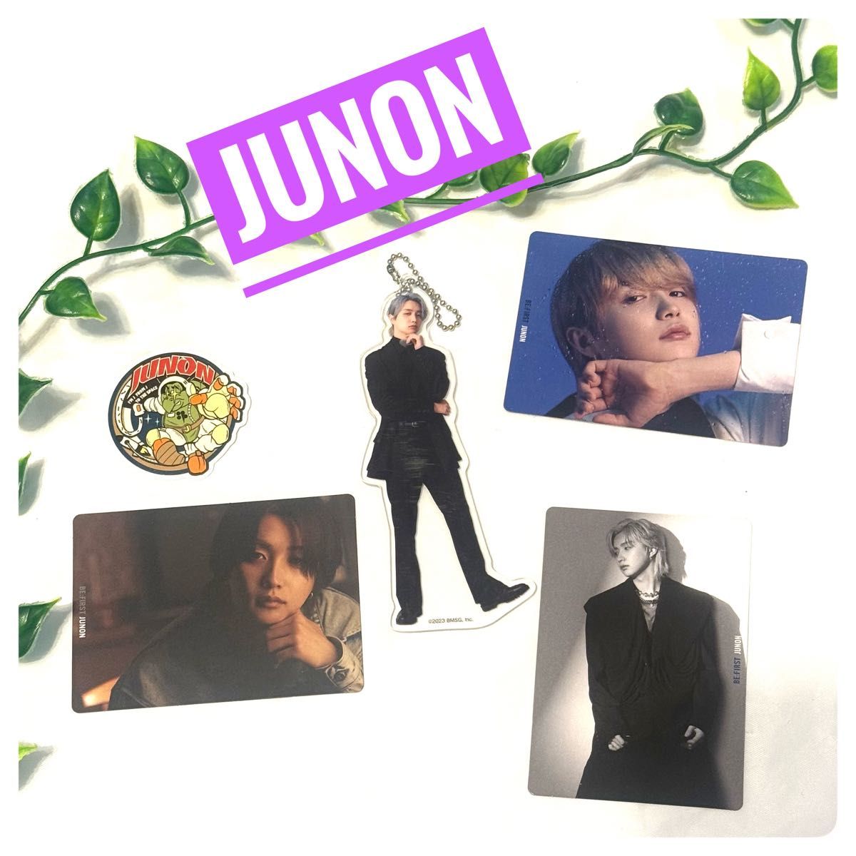 BE FIRST JUNON ジュノン アクリルキーチェーン トレカ ステッカー