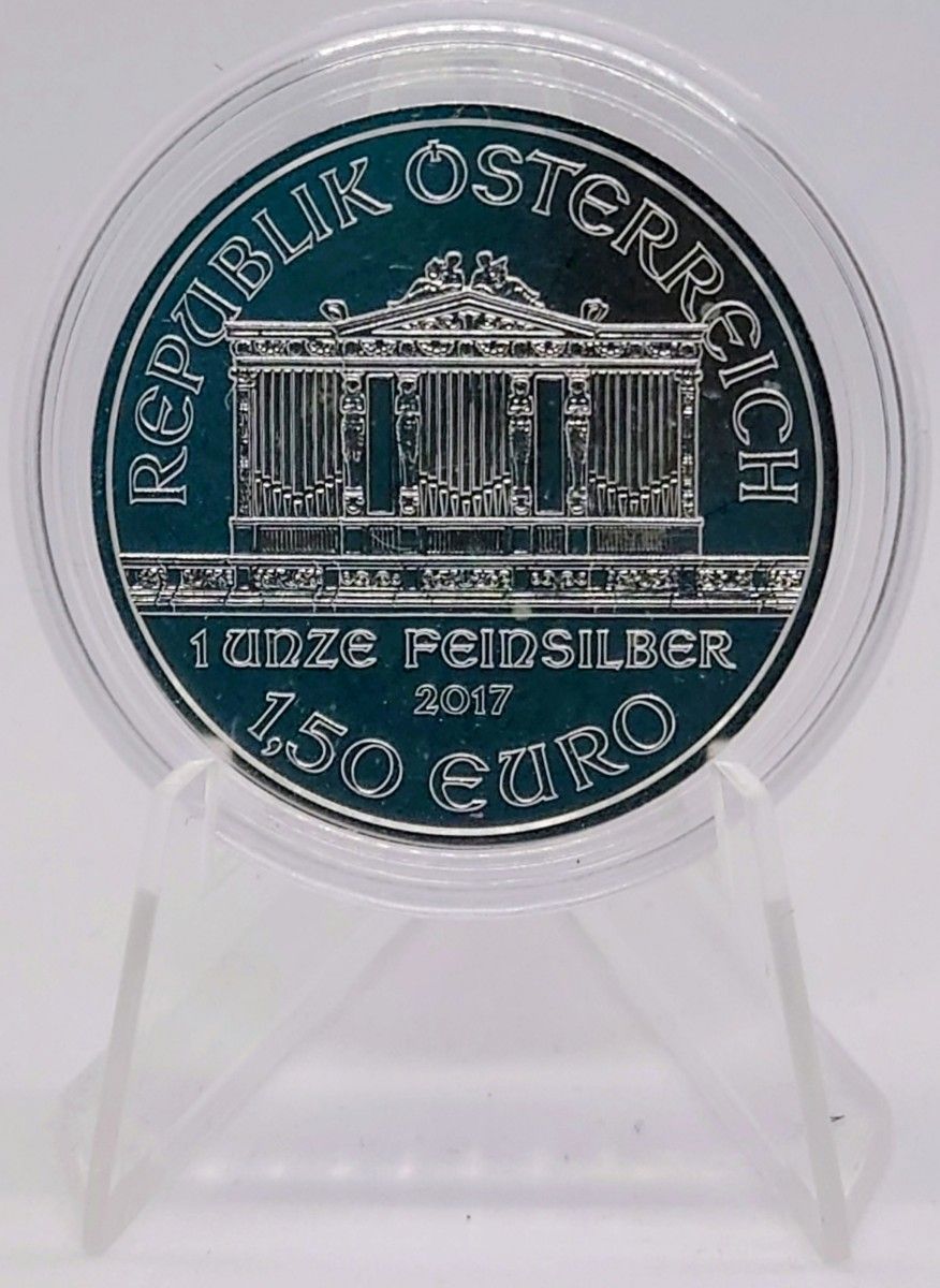 オーストリア 2017年 ウィーン銀貨 1オンス 純銀｜Yahoo!フリマ（旧