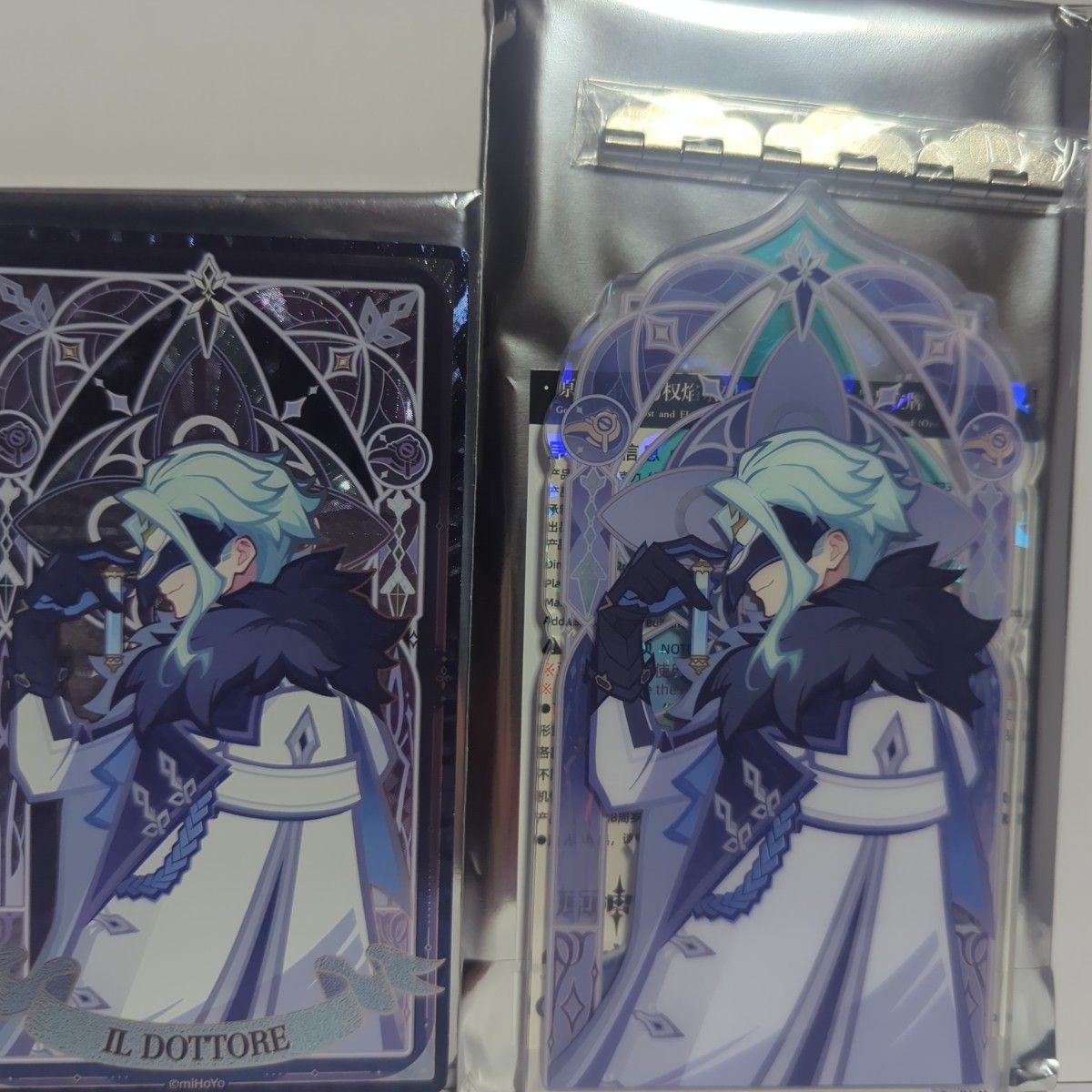 原神 アクスタ アクリルスタンド ホログラムカード 博士 ドットーレ