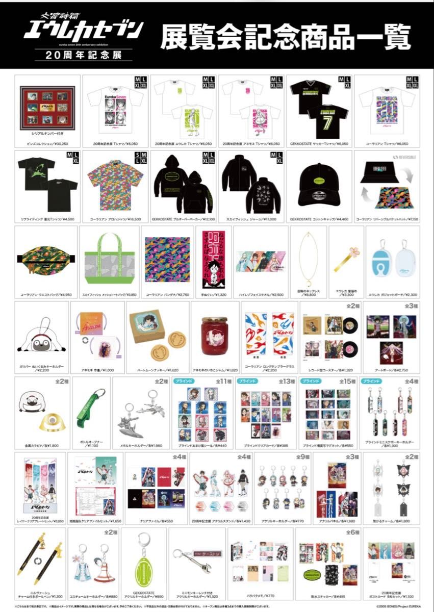 交響詩篇エウレカセブン20周年展ピンズコレクション｜Yahoo!フリマ（旧