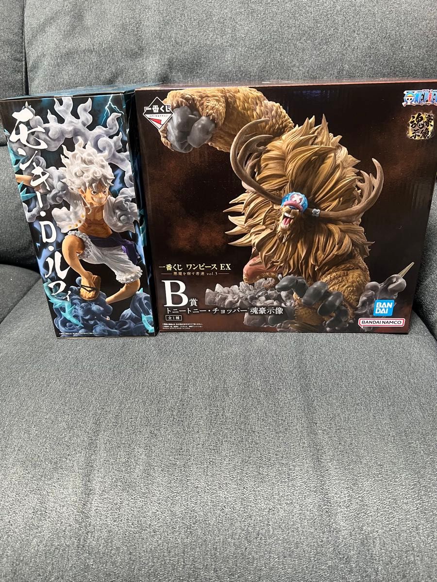 オマケ付き】一番くじ ワンピース EX 魂豪示像 A賞 ルフィ ギア5 B賞