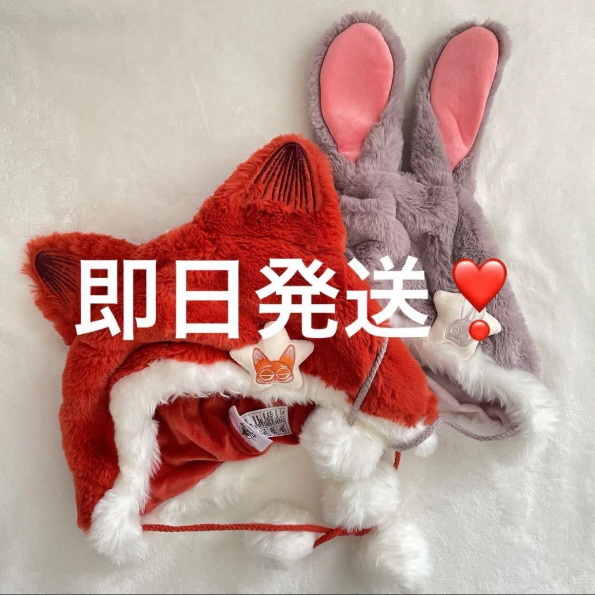 上海ディズニー ズートピア ニック ジュディ ファンキャップ セット