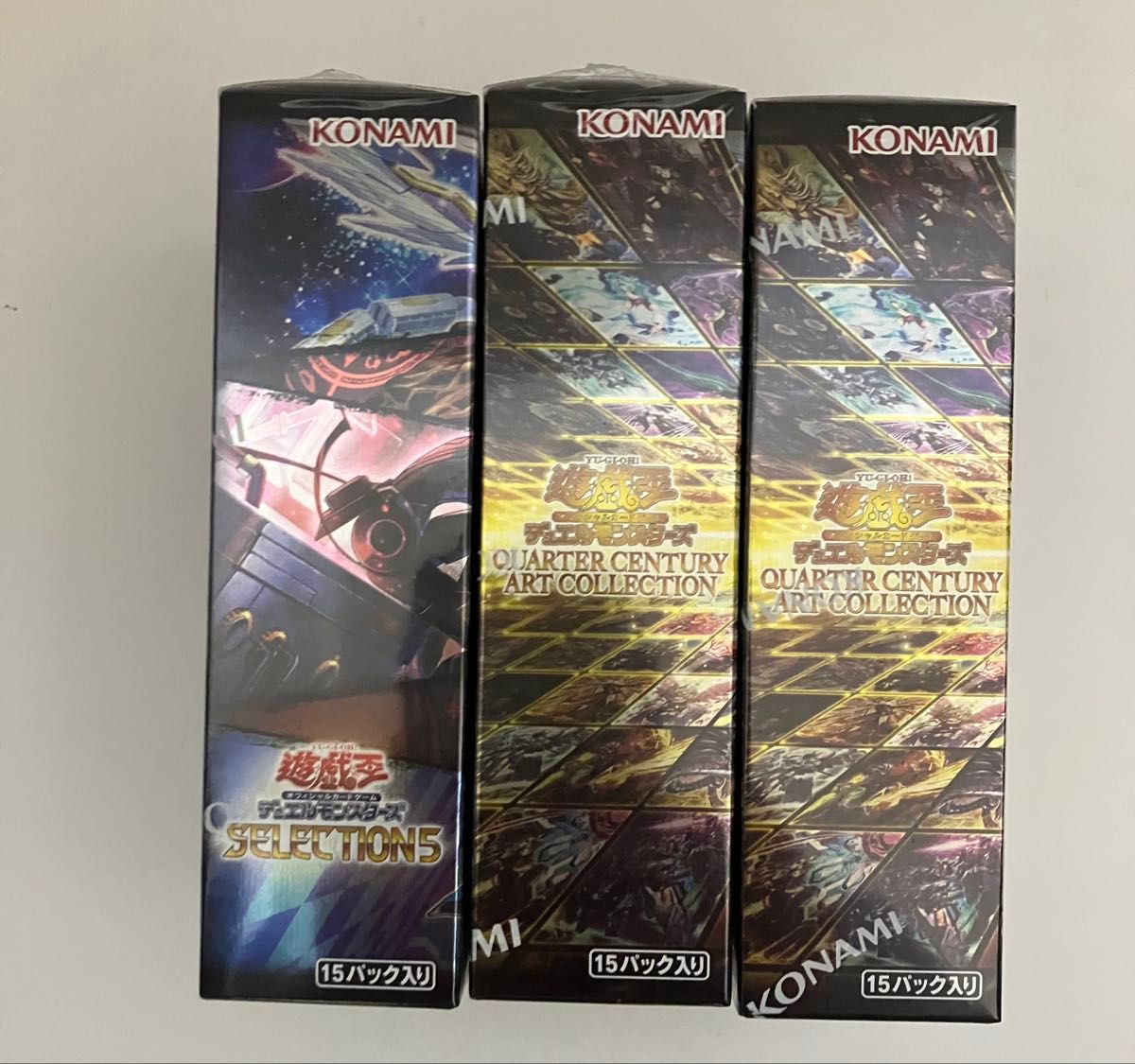 新品 3BOX】遊戯王 QUARTER CENTURY ART COLLECTION & セレクション5
